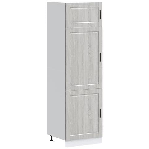 Armadio da Cucina Porto Grigio Sonoma in Legno Multistrato - Foto 1