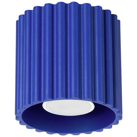 Lampada Da Soffitto Aura 1 Ultramarine Gu10 Sl. 1809 - Minimalist Lampada A Soffitto Oltremare 10x10x10 Cm - Foto 1