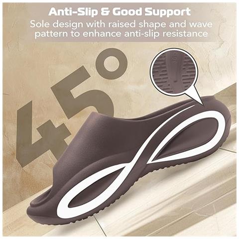 Sandali Ciabatte Unisex Materiale Eva Marrone Taglia 40-41 - Foto 2