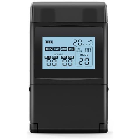 Stimolatore Muscolare Tens Ems A 60 Modalità Con Manopola E 4 Canali In Custodia Black - Foto 2