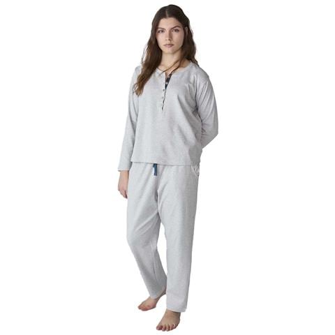 Pigiama A Maniche Lunghe Da Donna Jjbfp1800 - Foto 1