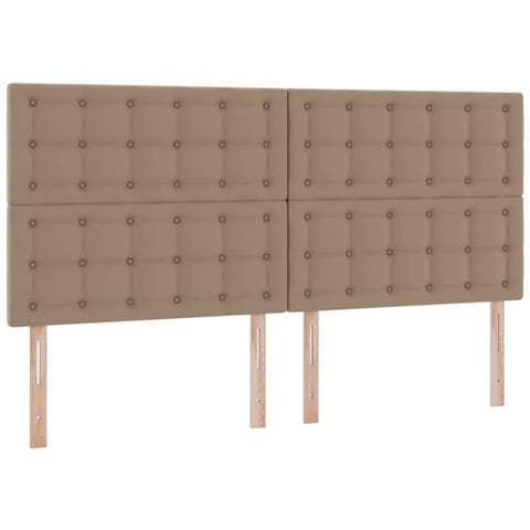 Letto con Contenitore Cappuccino 200 x 200 cm Pelle Sintetica - Foto 9