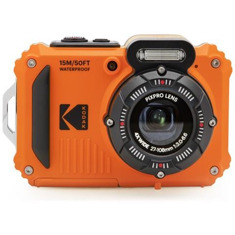 Fotocamera PIXPRO WPZ2OG6 16.76MP BSI CMOS Full HD Zoom Ottico 4x Wi-Fi Nero Arancione - Foto 2