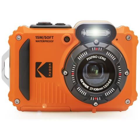 Fotocamera PIXPRO WPZ2OG6 16.76MP BSI CMOS Full HD Zoom Ottico 4x Wi-Fi Nero Arancione - Foto 7