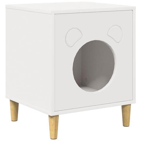 Casa per Gatti Bianco 42,5 x 40 x 53 cm Legno multistrato - Foto 1