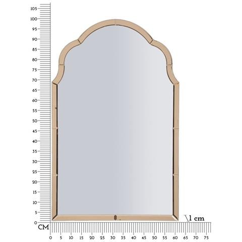 Specchio Con Cornice Classico 6-rosa-mdf-100x62x1 Cm - Foto 8