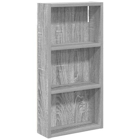 Armadio da bagno a muro Sonoma grigia 30 x 10 x 60,5 cm - Foto 1