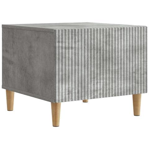 Tavolino da salotto con cassetto Grigio Cemento 49 x 50 x 40 cm - Foto 1
