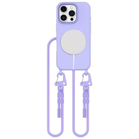 Custodia Con Cavo Iphone 16 Pro Max - Viola - Foto 1