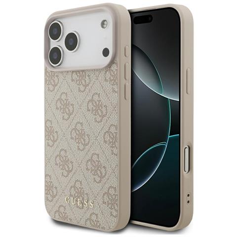Custodia Per Iphone 17 Pro Max In Tessuto Color Sabbia Guess - Foto 3