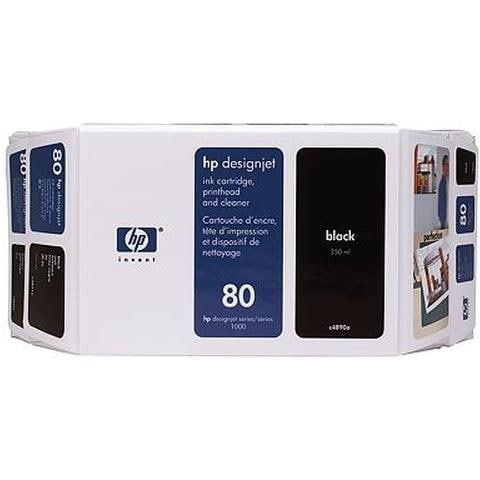 C4871a Cartuccia Ink Originale 80 Nera per HP DesignJet 1000 Capacità 4400 Pagine - Foto 5