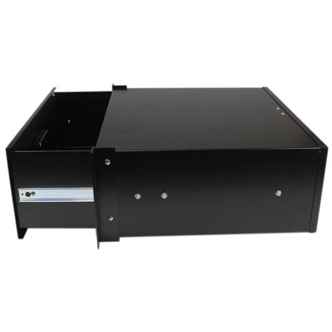Cassetto archiviazione in acciaio 4U colore nero per rack 19'' e armadi - Foto 3