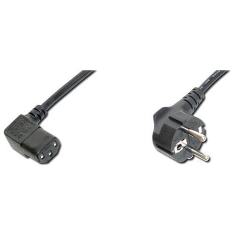 Cavo alimentazione spina tedesca 16 ampere 250 volt, spina vde 90 gradi -presa iec a 90 gradi mt. 1.80 - Foto 1
