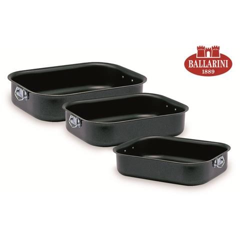 Teglia Rettangolare in Alluminio Antiaderente 40 x 28 cm - Linea Firenze  - Foto 2