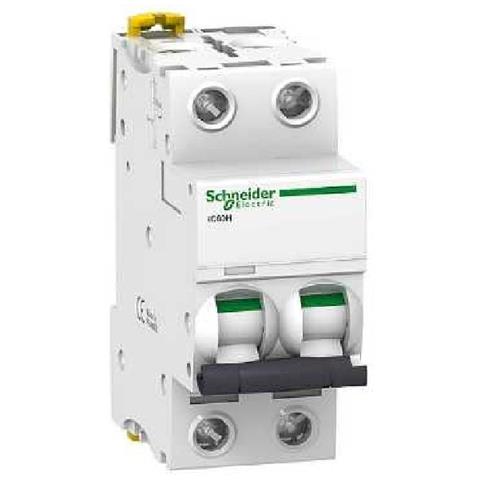 Interruttore Magnetotermico 2p 6a 10ka C 2 Moduli A9f89206 - Foto 1