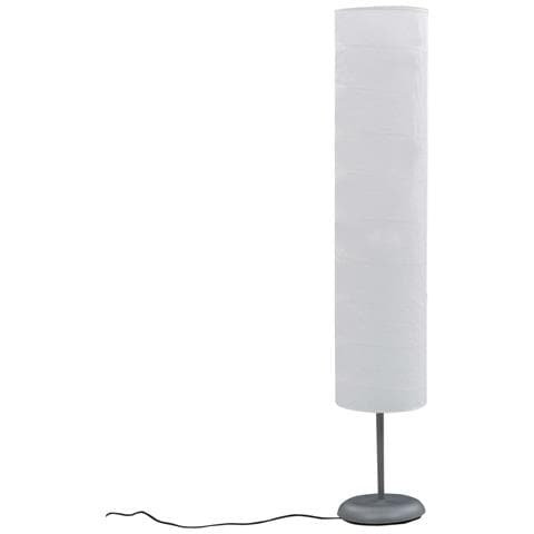Lampada Da Pavimento Con Supporto 121cm Bianca E27 - Foto 4