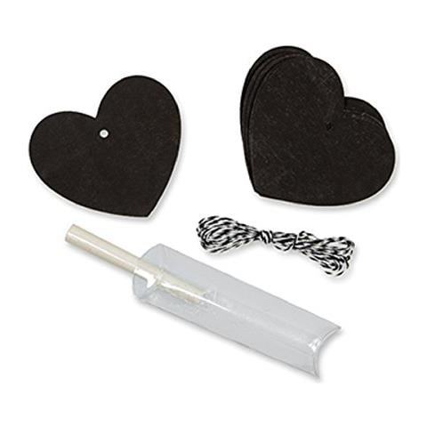 Halbach Seta Sports 19836 - 080 - 100 fatti A Mano Di Carta Lavagna Cuori, 48 pezzi Con Cordino In Cotone - Foto 1