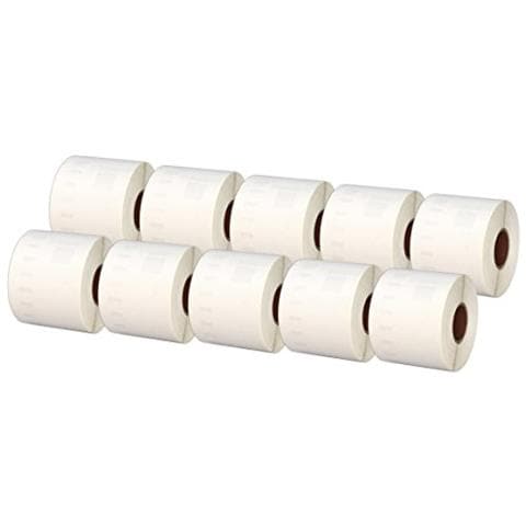 10 Rotoli 99014 S0722430 54mm X 101mm Etichette Compatibili Per Dymo Labelwriter 4xl 450 400 330 320 310 Twin Turbo Duo Seiko Slp 450 420 400 240 220 200 120 100 Pro Plus (220 Etichette Per Rotolo) - Foto 2