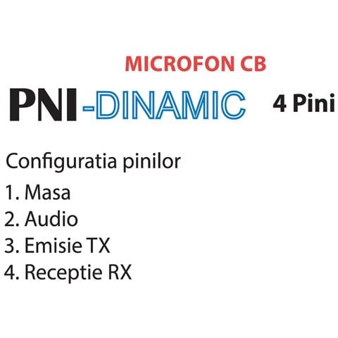 Microfono Dinamico A 4 Pin Per Stazione Radio Cb - Foto 5