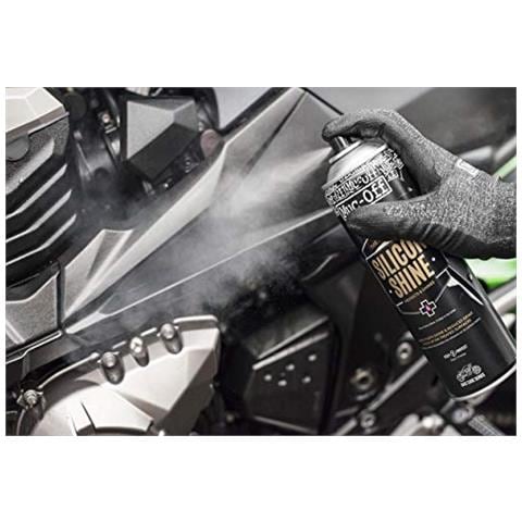Muc-off Moto Silicon Shine 500 Ml - Avanzata Moto Brillare Spray Per Una Finitura Lucida - Protegge E Aiuta A Prevenire Dirt Adesione - Foto 2
