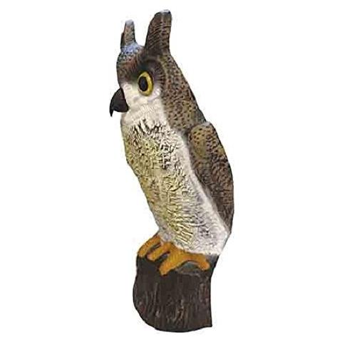 Difensori Decoy Owl (gufo Fascia Deterrente Per Giardini Uccello Scarer)  - Foto 2