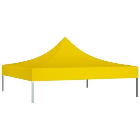Tetto Per Tendone Per Feste 2x2 M Giallo 270 G / m - Foto 5