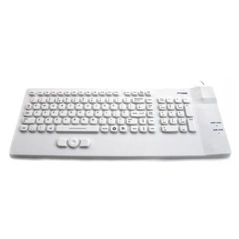 Tastiera USB KYBNA-SIL-COMCWH  (Layout QWERTY) Colore Bianco - Foto 1