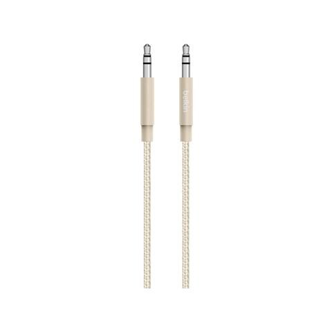 Cavo AUX per Audio da 3.5 mm Maschio / Maschio 1.2 m Colore Oro - Foto 1
