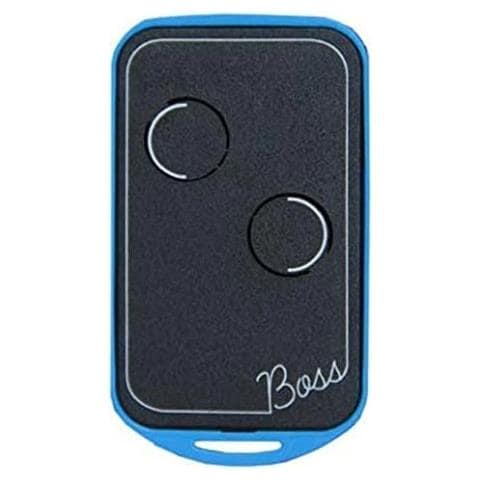 Trasmettitore 2 Canali Codice Fisso Innesto Quarzo 30.900 Mhz Autoapprendente Automazione Cancelli Boss-qc2-b - Blu - Foto 1
