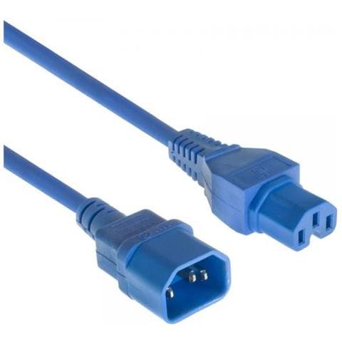 Ak5309 Cavo Di Alimentazione Blu 2 M Iec C14 Iec C15 - Foto 1