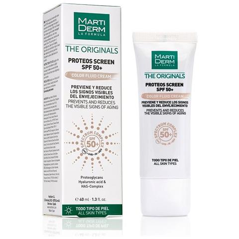 Proteos Screen Color Crema Fluida Spf50+ 40ml The Originals Tous Types De Peaux - Foto 1
