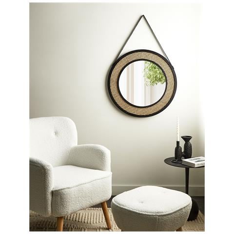 Specchio Cambrai 70 Cm 104 Cm Rattan Naturale - Foto 1