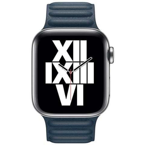 Cinturino Per Apple Watch 38/40 E 41 Mm Pelle Sintetica Magnetico, Blu - Foto 1