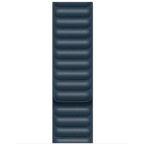 Cinturino Per Apple Watch 38/40 E 41 Mm Pelle Sintetica Magnetico, Blu - Foto 2