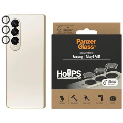 Samsung Galaxy Hoops for new Z Fold4 2023 Black Protezione per obiettivo della fotocamera 1 pz - Foto 2