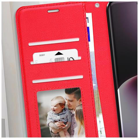 Custodia Per Honor Magic 7 Lite Protezione Con Cinturino Da Polso, Rosso - Foto 2