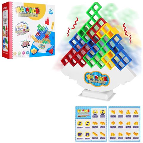 Costruisci La Tua Fantasia: Giocattolo 3d Tetris Bambini - 48 Blocchi Colorati - Foto 1