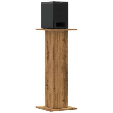 Supporti Altoparlanti 2 Pz Rovere 30x30x80 Cm In Multistrato - Foto 3