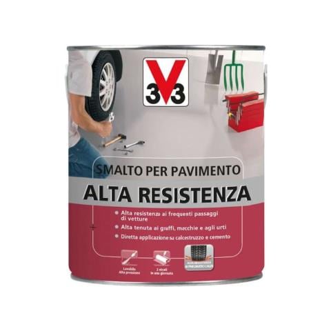 V33 - Smalto Per Pavimenti Alta Resistenza Bianco  0,5 Lt - Foto 1