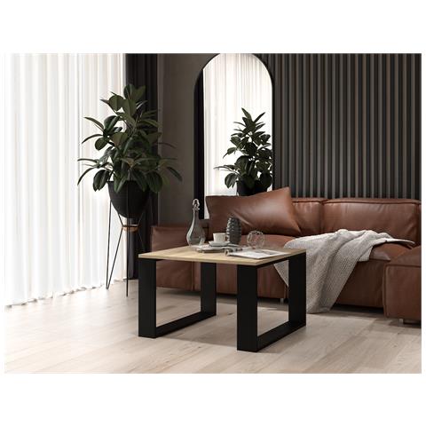 MODERN MINI SON CZ tavolino da caffè, comodino e consolle da soggiorno Tavolo da caffè Forma quadrata 2 gamba /gambe - Foto 2