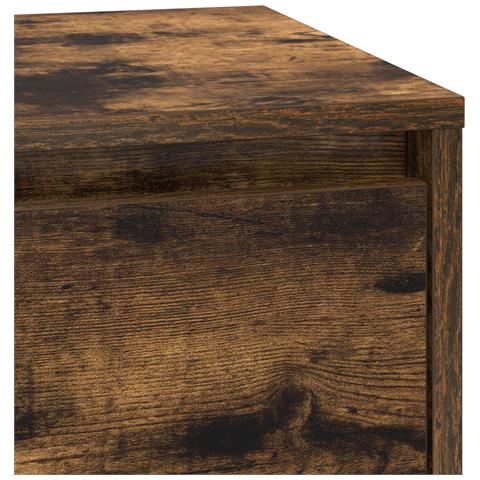 Comodino con LED Rovere Affumicato 39x34.5x65 cm Legno ingegnerizzato - Foto 9