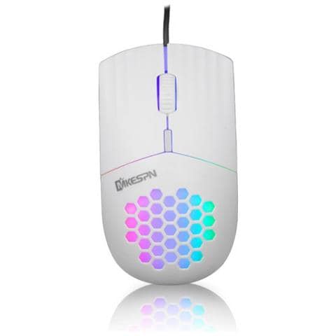 Mouse Ottico Cablato Rgb A 7 Colori Con Interfaccia Type-c Da 1,5 M White - Foto 2