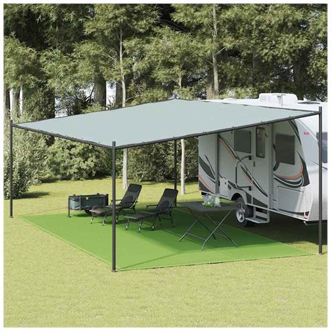 Tappeto da Tenda Verde Chiaro 400x600 cm HDPE - Foto 2
