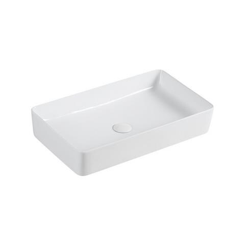 Lavabo Appoggio 61x35 Cm La51 Bianco - Foto 1