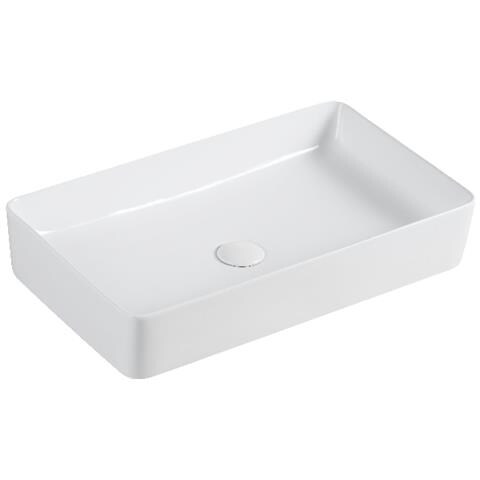 Lavabo Appoggio 61x35 Cm La51 Bianco - Foto 2