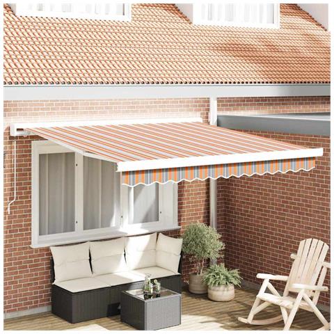 Tenda Retrattile Multicolore 300 x 250 cm Tessuto, Metallo - Foto 2