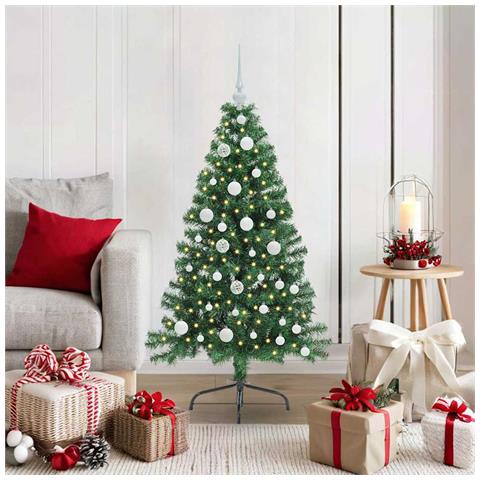 Albero di Natale artificiale con luci integrate Verde 120 cm - Foto 2