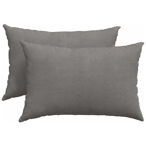 Cuscini da Divano 2 pcs Grigio chiaro 60 x 40 cm - Foto 1
