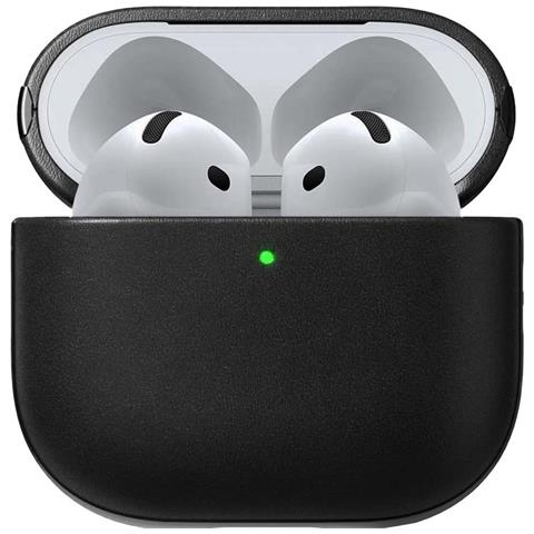 Custodia Per Airpods 4 Modello Modern Leather Antishock, Nero - Foto 1