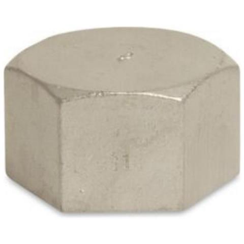 Raccordo Filettato Acciaio Inox  Tappo Acciaio Inox 1  Ig  10 Bar  Raccordi Acciaio Inox Filettati - Foto 1